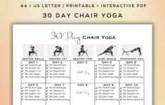 Printable Chairs Yoga Poses Pdf