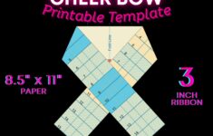 Printable Cheer Bow Templates