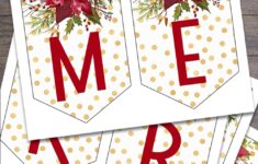 Printable Christmas Banner