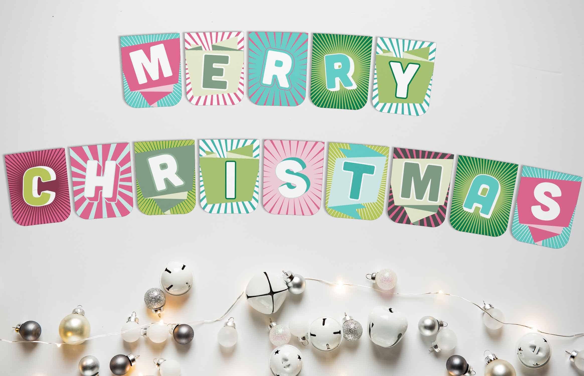 free printable christmas banner letters free printable christmas banner letters