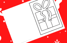 Printable Christmas Cards For Kids To Color