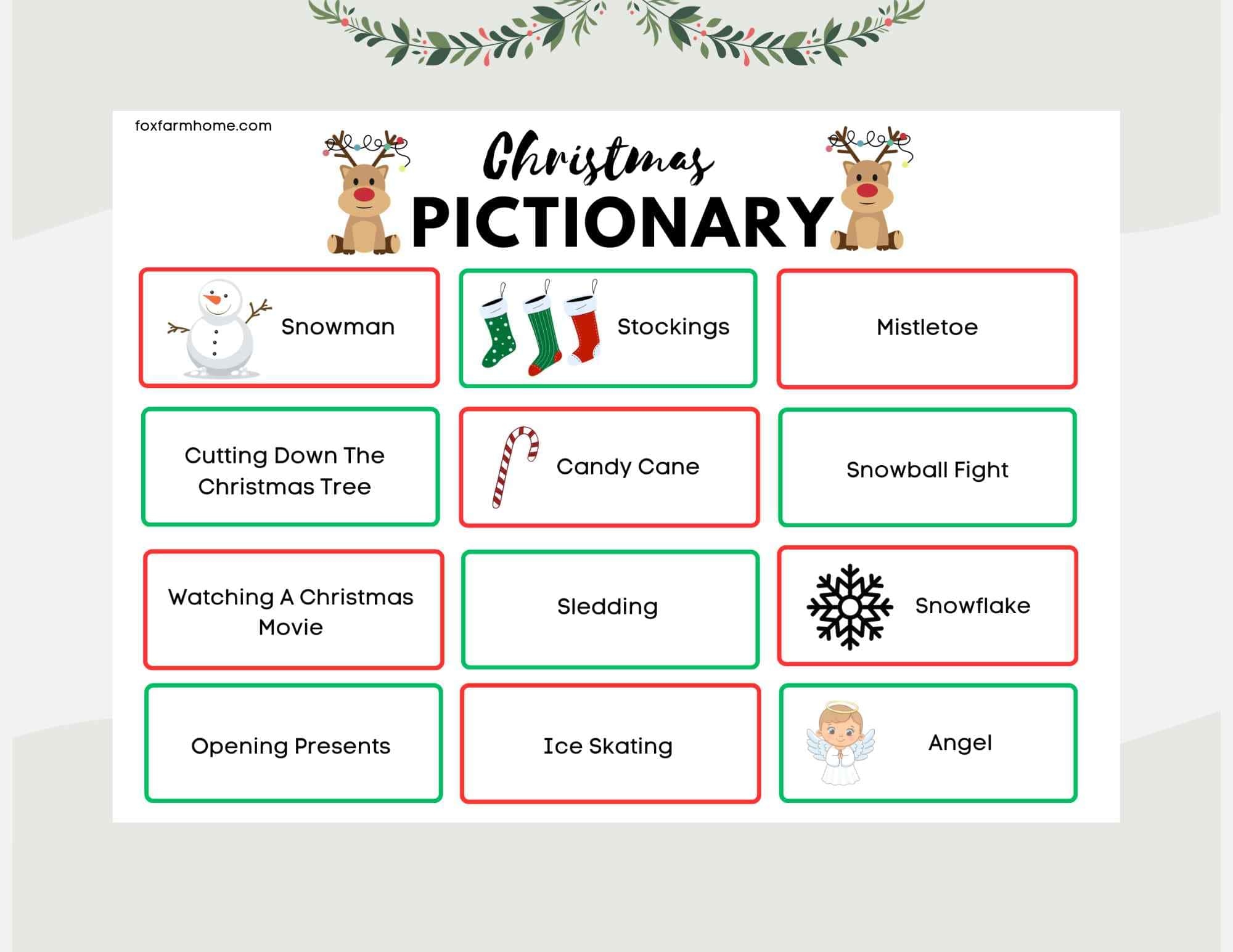 Printable Christmas Games