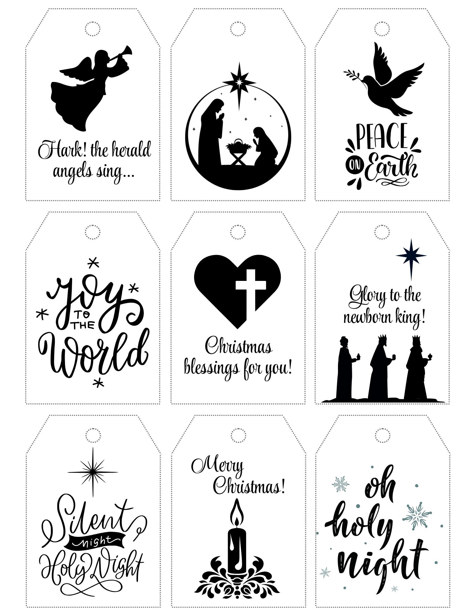 Printable Christmas Gift Tags