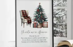 Printable Christmas In Heaven Poem What