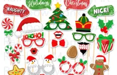 Printable Christmas Photo Booth Props