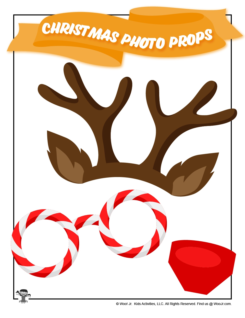 Printable Christmas Photo Props