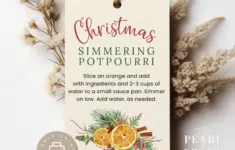 Printable Christmas Simmer Pot Tags