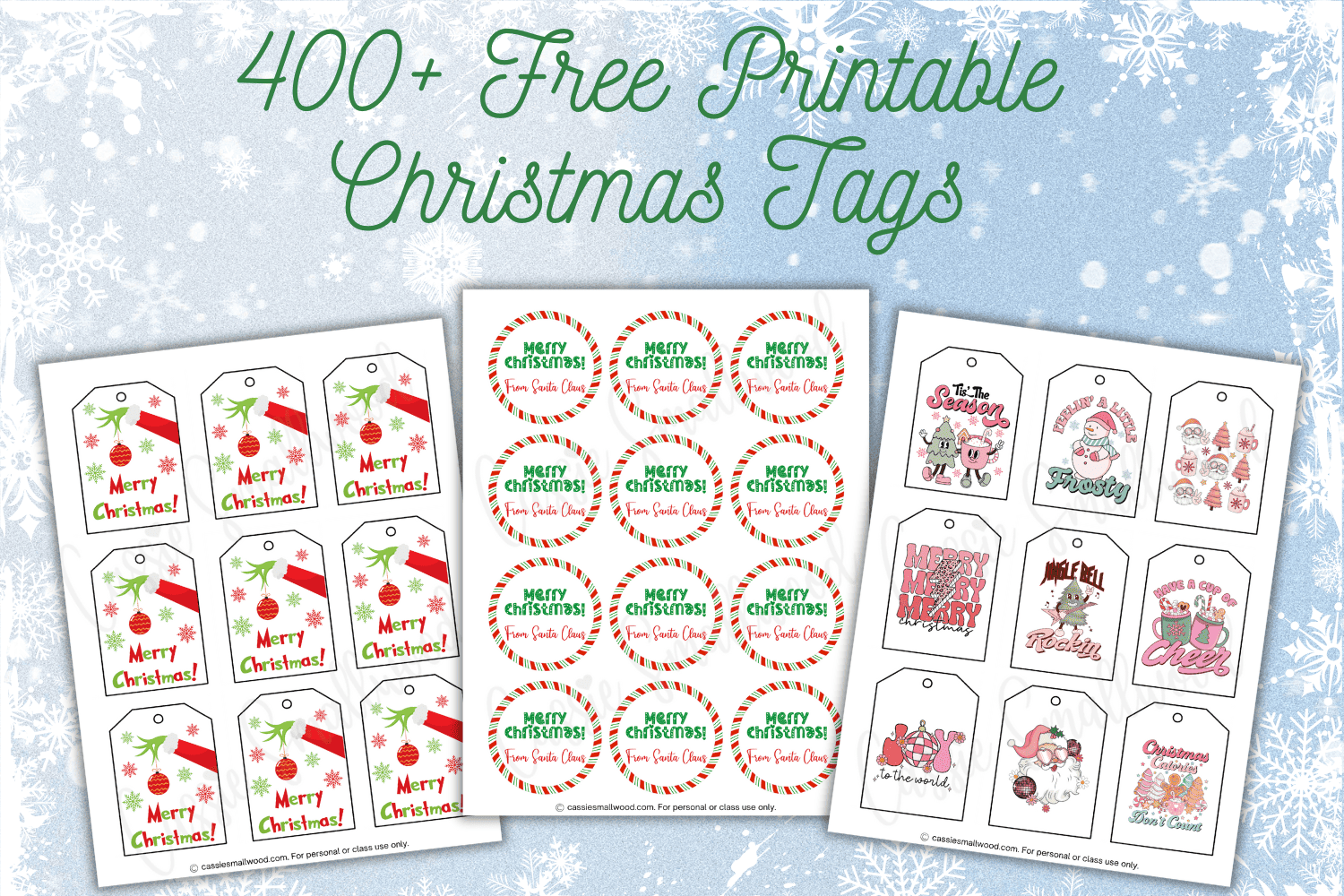 Printable Christmas Tags Printable Christmas Tags
