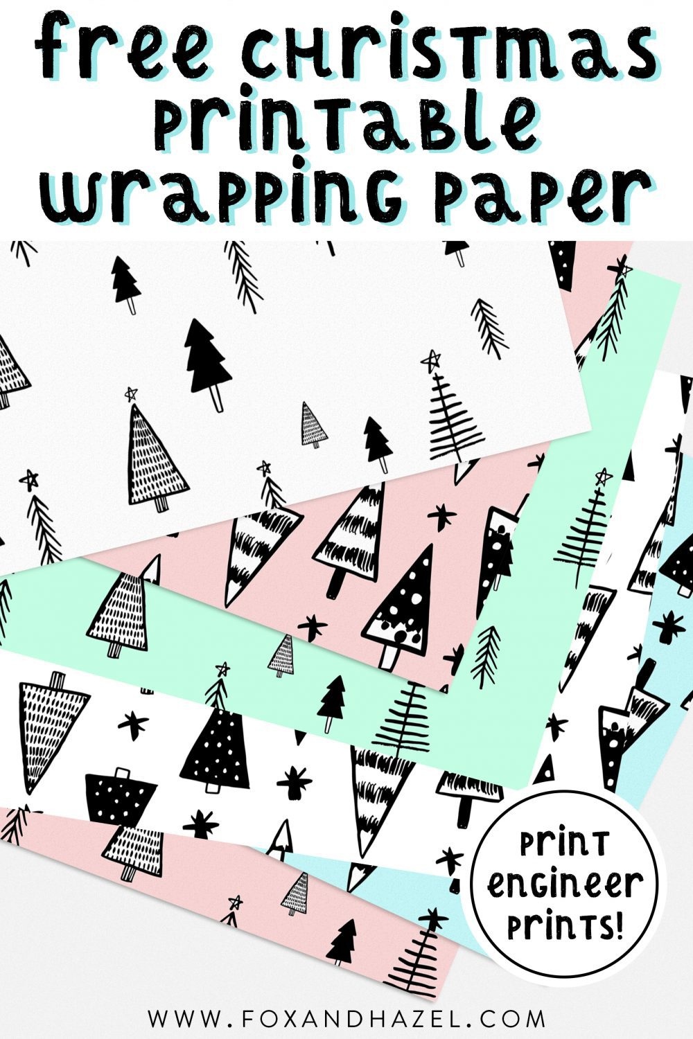 Printable Christmas Wrapping Paper Printable Christmas Wrapping Paper