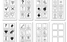 Printable Communication Cards For Non
