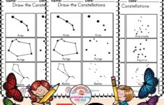 Printable Constellation Worksheets Pdf For Kids