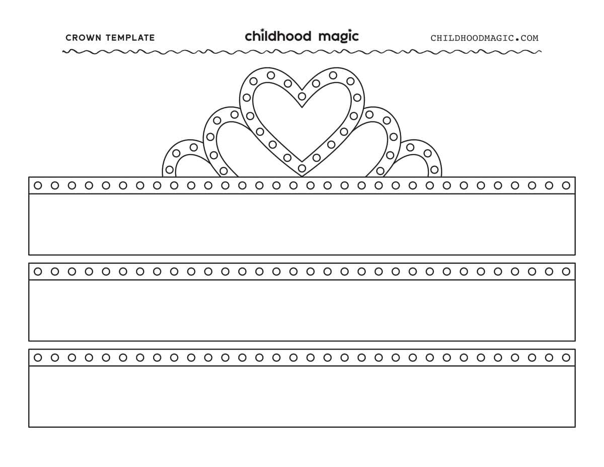 Printable Crown Template For Kids
