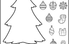 Printable Cut And Paste Decorate A Christmas Tree Fun Diy Holiday Craft For Kids Crafts