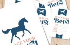 Printable Derby Betting Cards