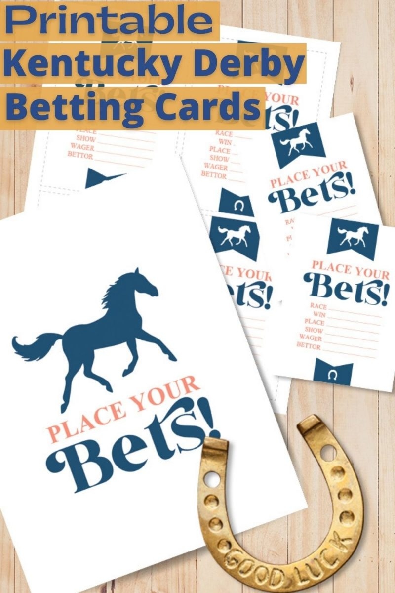 Printable Derby Betting Cards Printable Derby Betting Cards