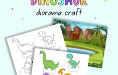 Printable Dinosaur Diorama