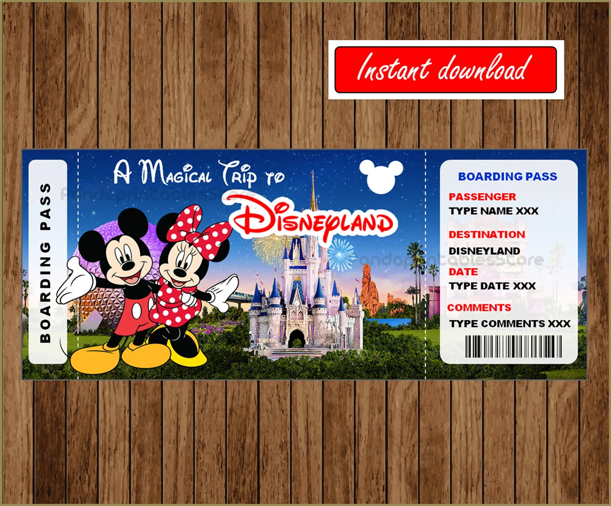 disney ticket free printable disney ticket free printable
