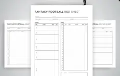 Printable Draft Board