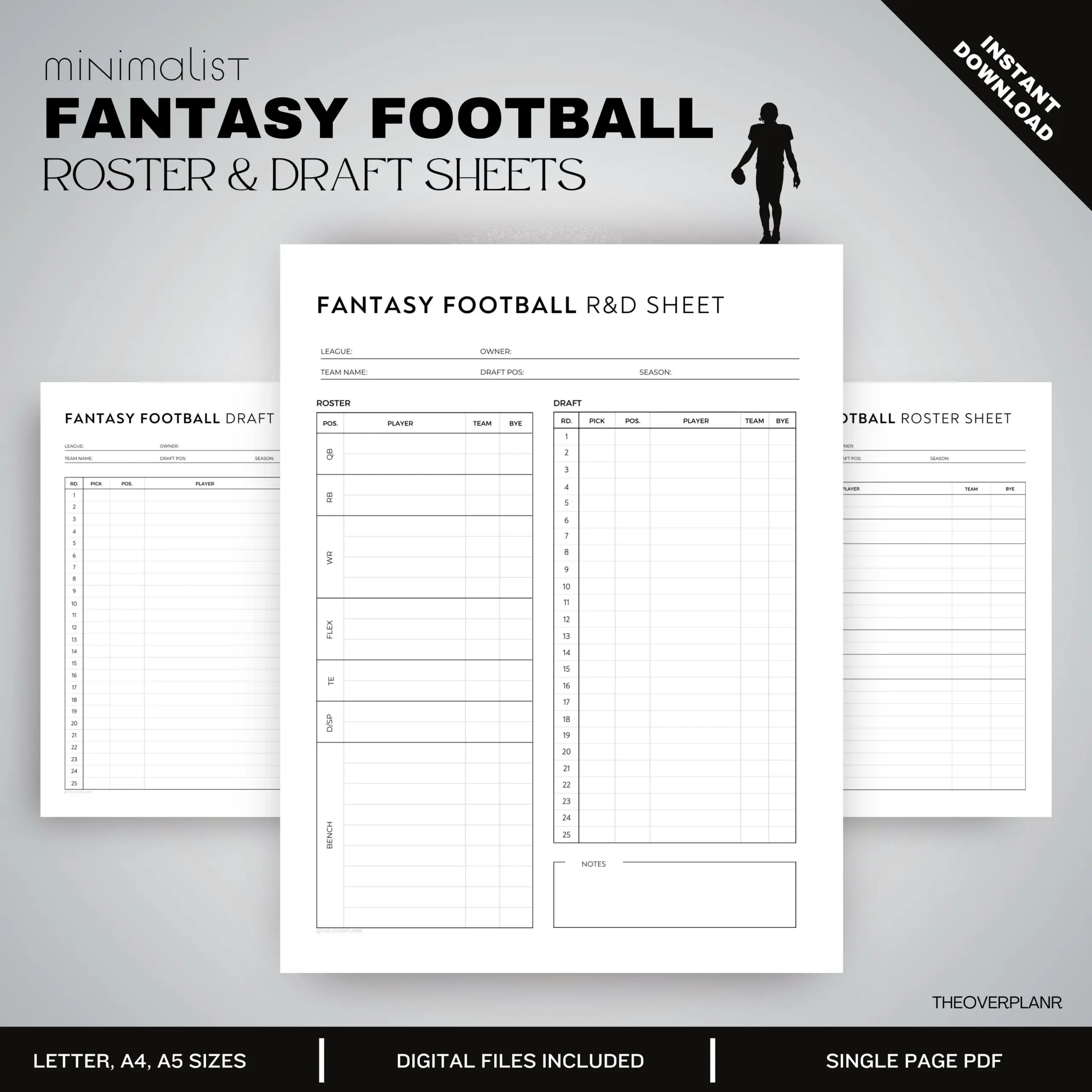Printable Draft Board Printable Draft Board