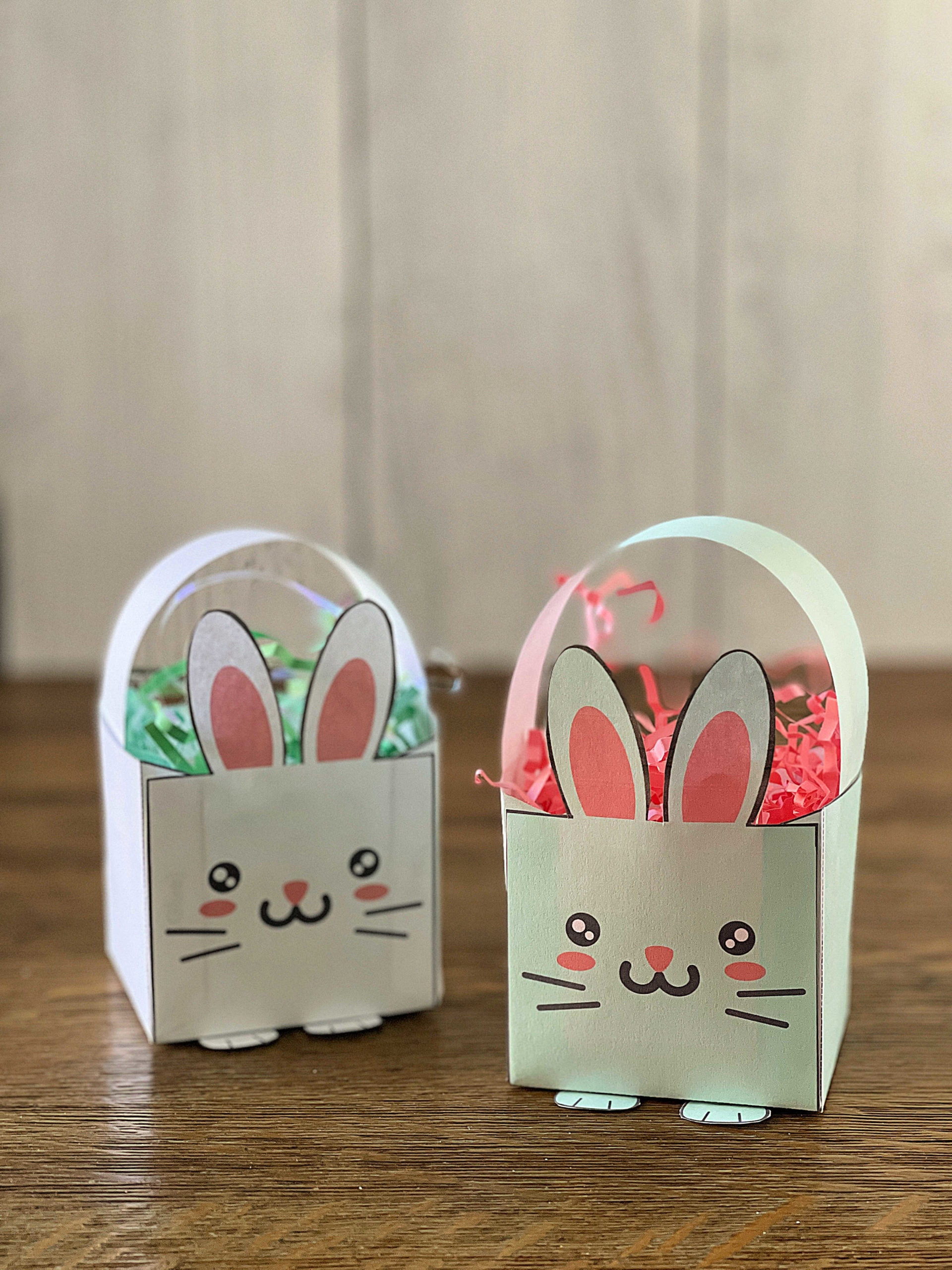 printable easter bunny basket template printable easter bunny basket template