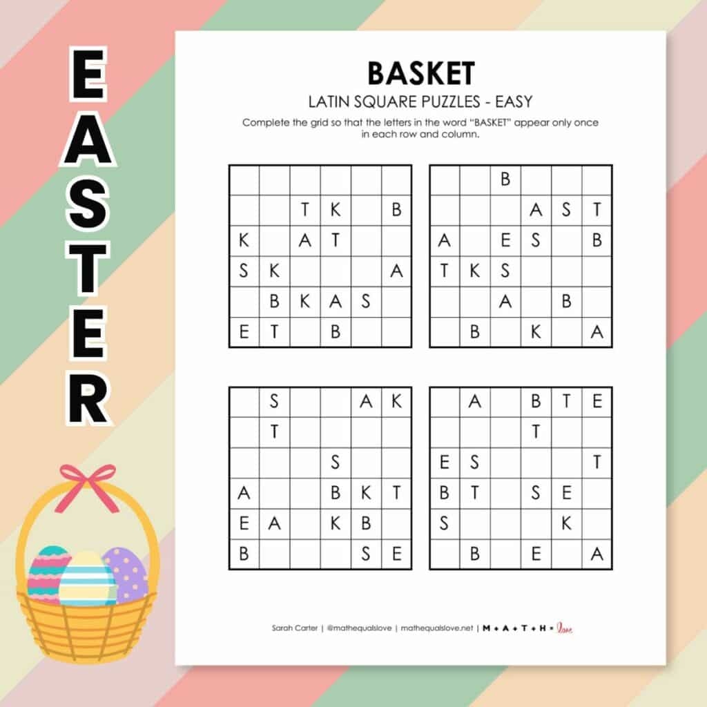 Printable Easter Puzzles