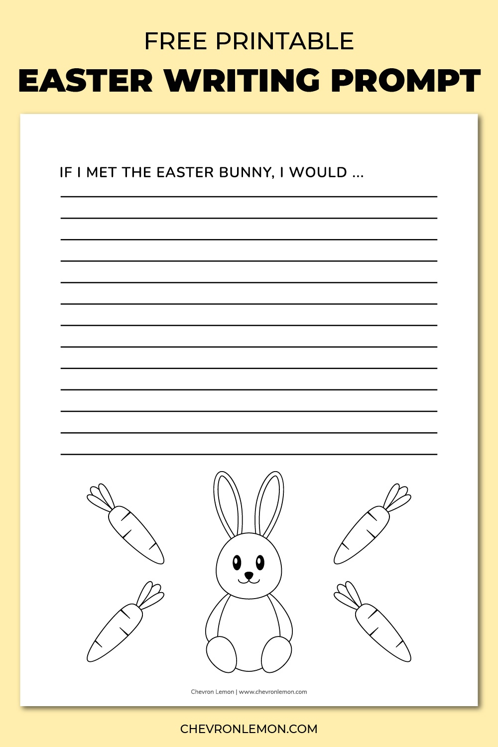 Printable Easter Writing Prompt Printable Easter Writing Prompt
