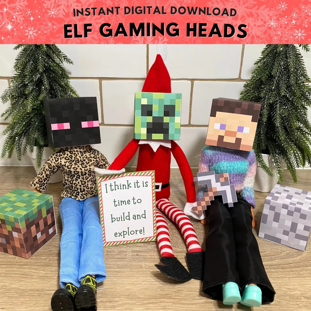 Printable Elf Video Game Character Heads Printable Elf Video Game Character Heads