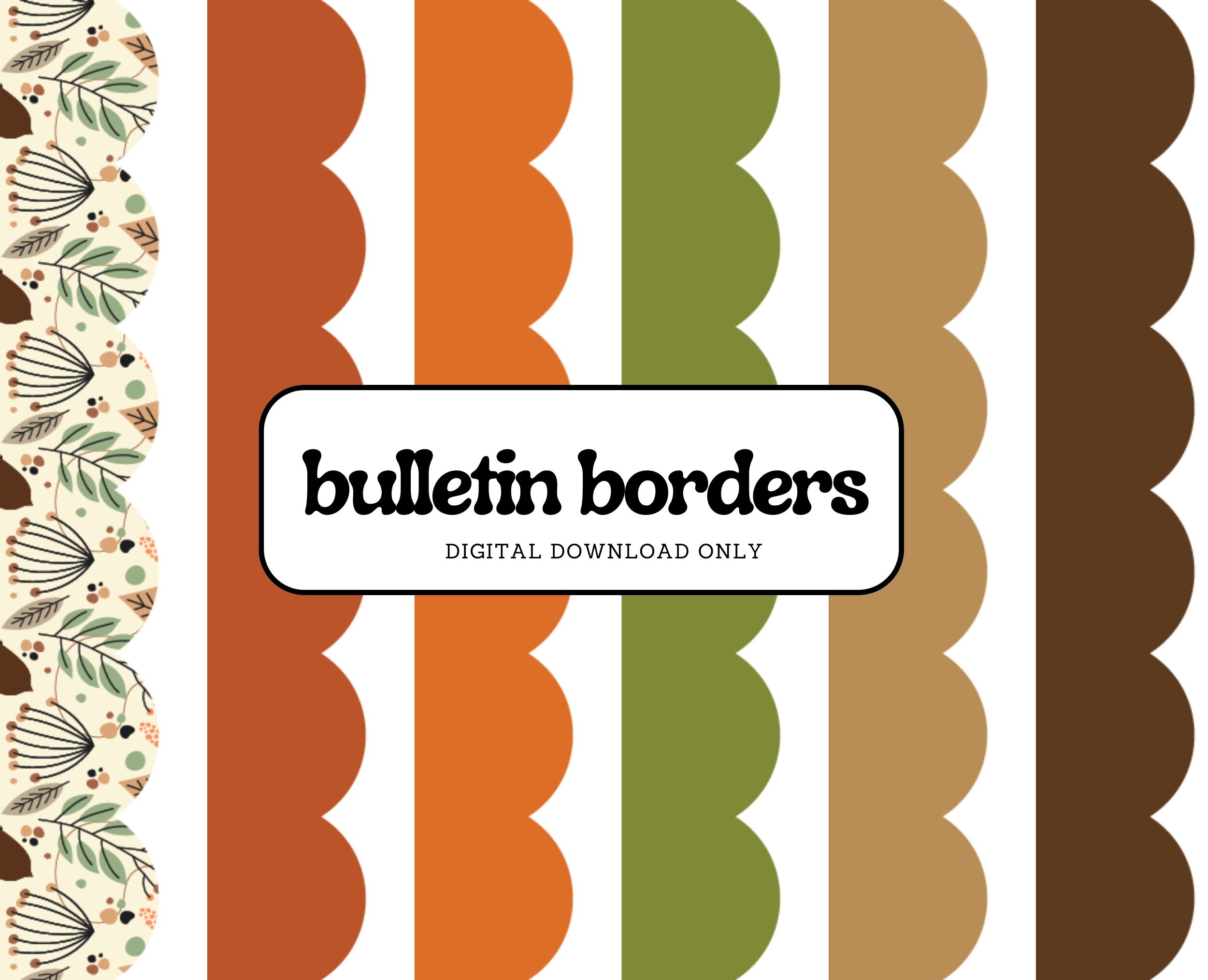 Printable Fall Borders Bulletin Board 6 Printable Fall Borders Bulletin Board 6