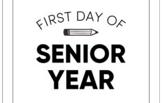 Printable First Day Of School Signs