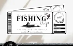 Printable Fishing Gift Certificate
