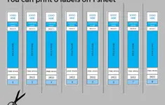 Printable Folder Back Labels Excel