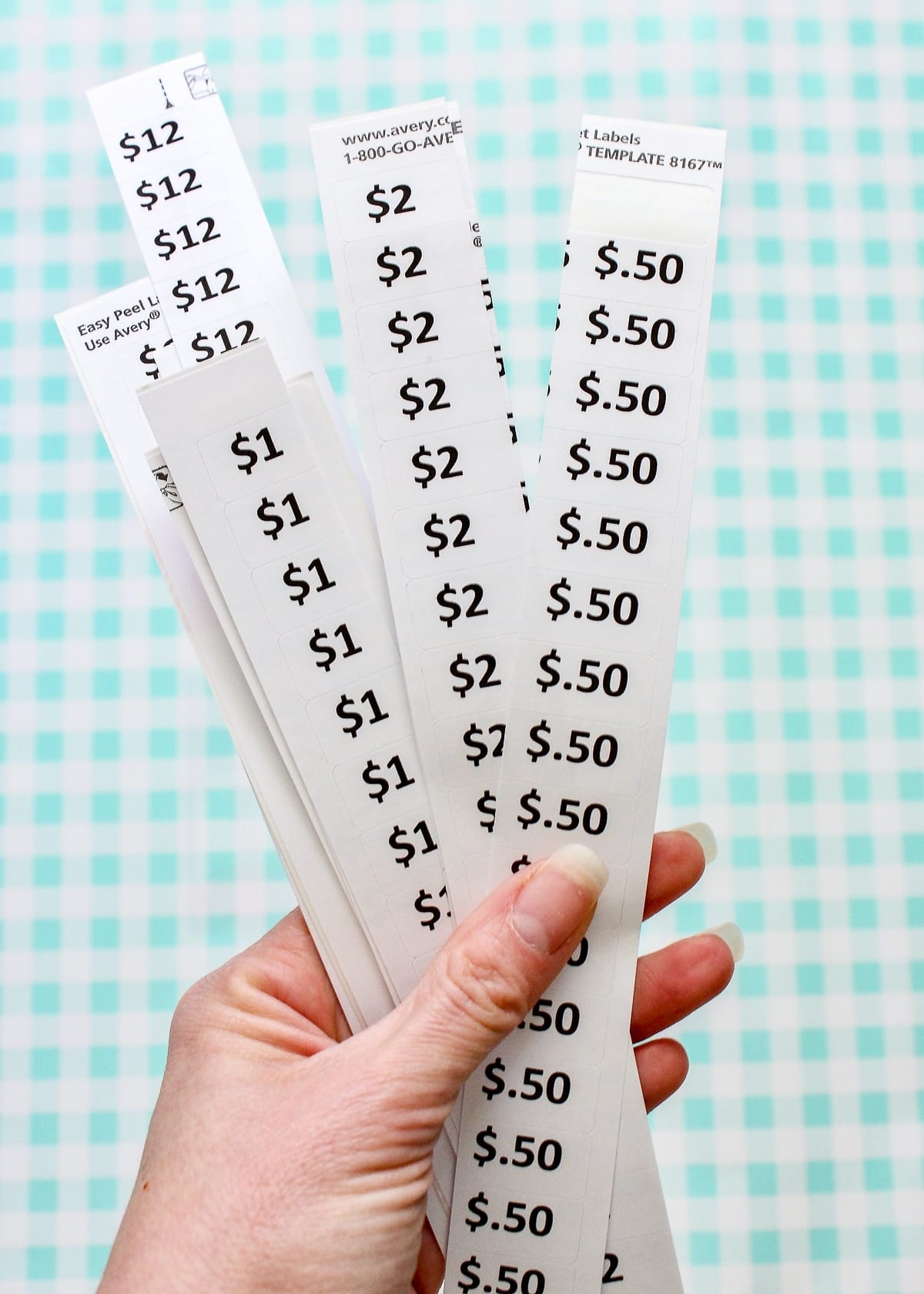 Printable Garage Sale Price Tags