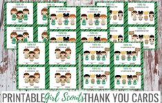 Printable Girl Scout Thank You Cards