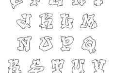Printable Graffiti Bubble Letters Alphabet