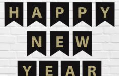 Printable Happy New Year Banner