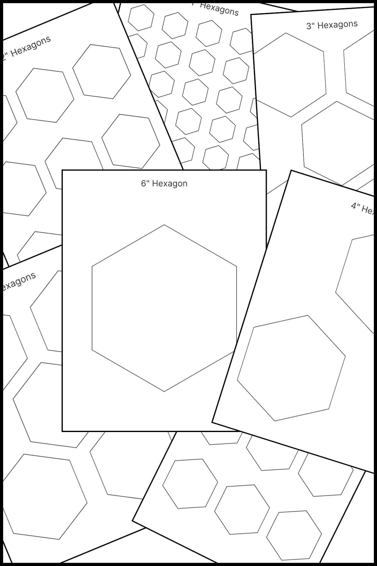 Printable Hexagon Shape