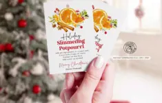 Printable Holiday Simmering Stovetop Potpourri Tag Instant Download Teacher Gift Idea Editable Homemade Christmas Potpourri Instructions Tag