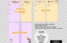 Printable Inserts