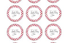 Printable Jam Jar Labels