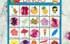 Printable Luau Bingo
