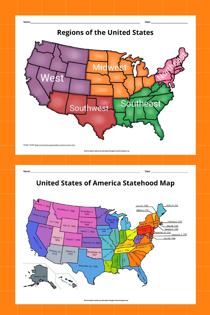 Printable Map Of The United States Printable Map Of The United States