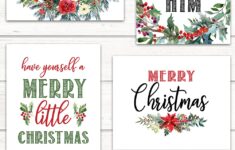 Printable Merry Christmas Banner