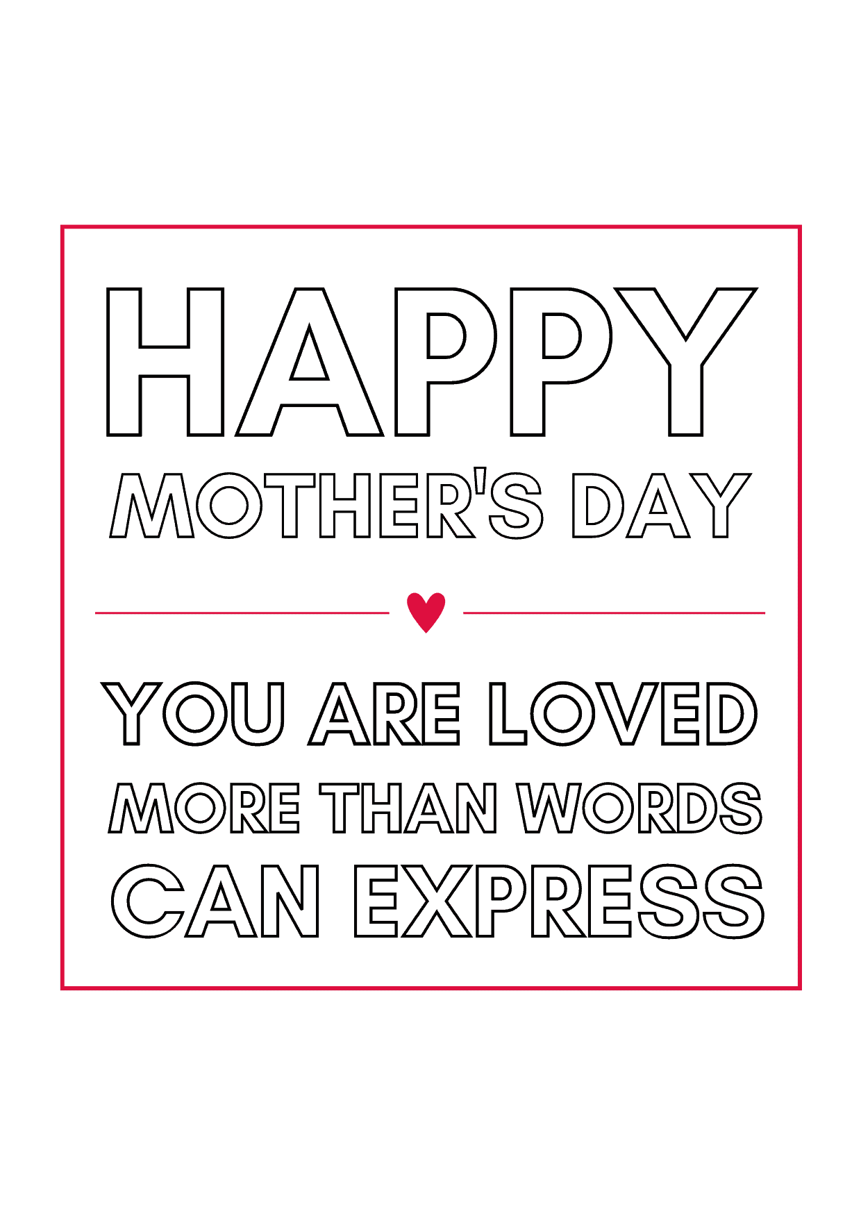 Printable Mothers Day Cards To Your Wife Printable Mothers Day Cards To Your Wife