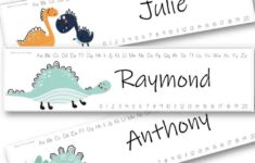 Printable Name Plates For Desk