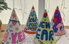 Printable New Years Hats