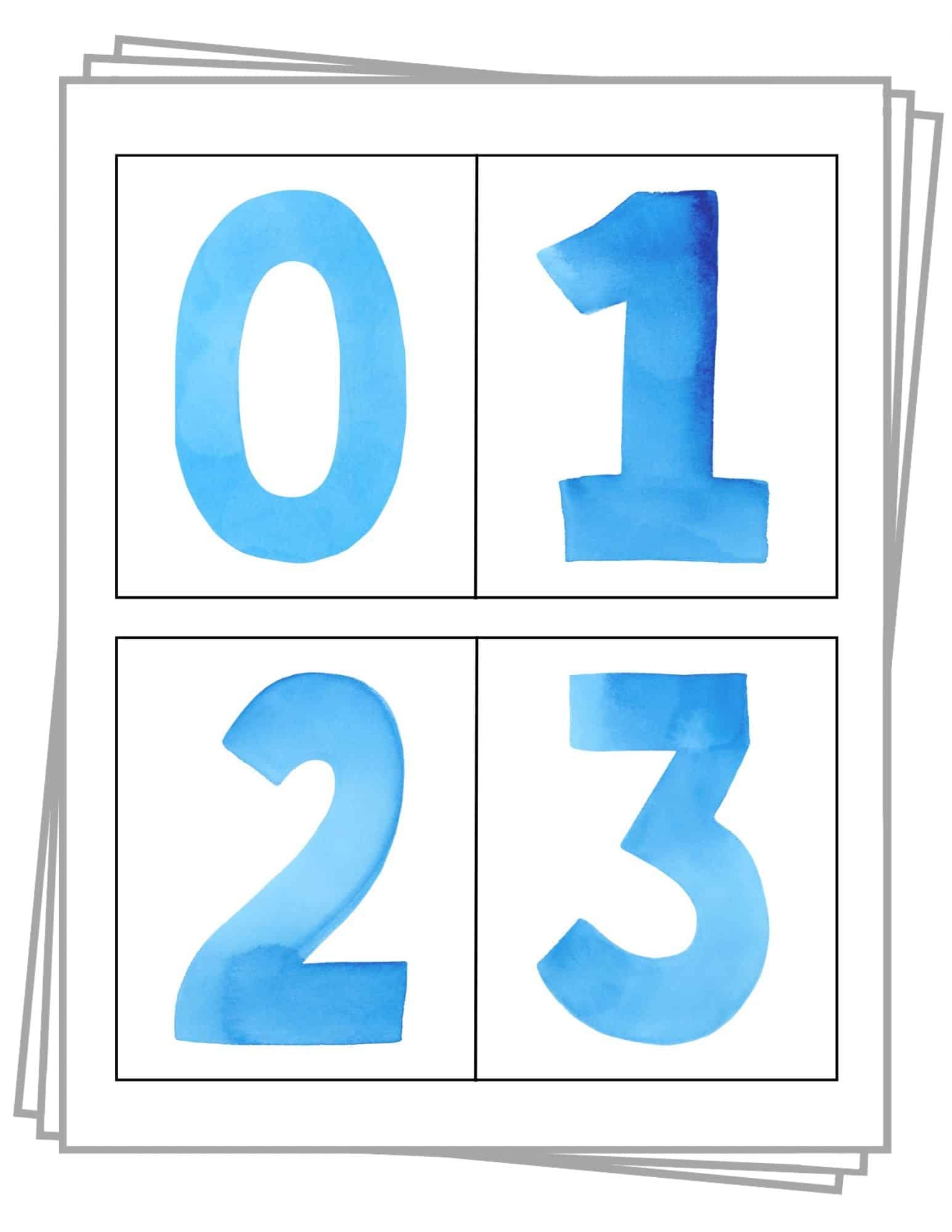 free large solid printable numbers