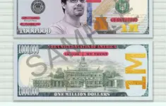 Printable One Million Dollar Bill