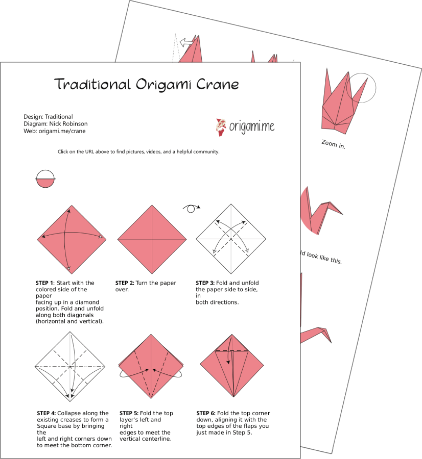 Printable Origami Instructions