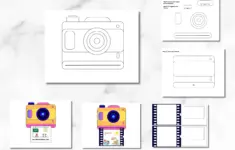 Printable Paper Camera Craft For Kids