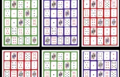 Printable Pokeno Card Game 100 Unique